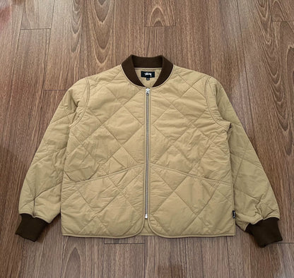 stussy 23fw 8-ball quilted liner jacket