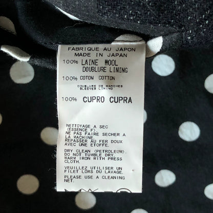 yohji yamamoto patchwork wool blazer