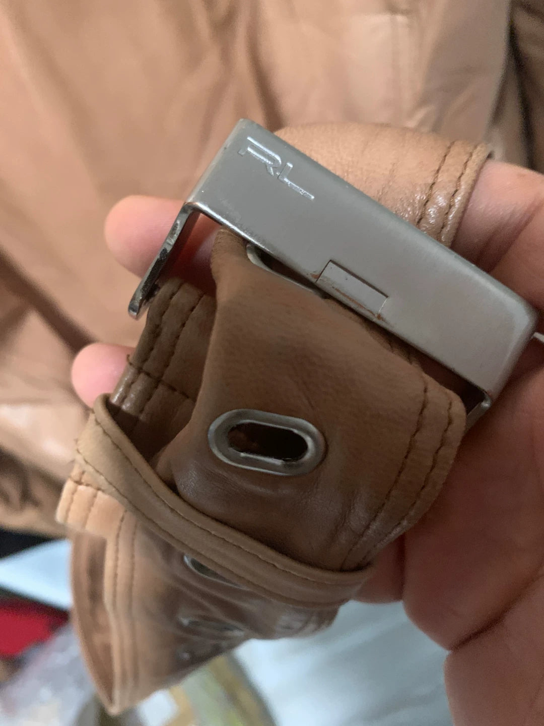 ralph lauren leather jacket in classic style