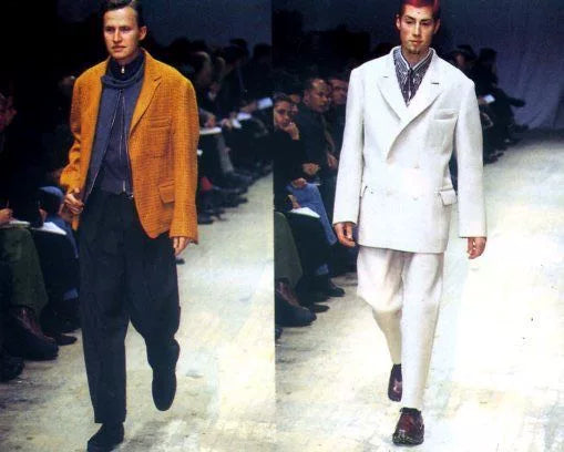 Yohji Yamamoto Double-Breasted Black Suit Coat