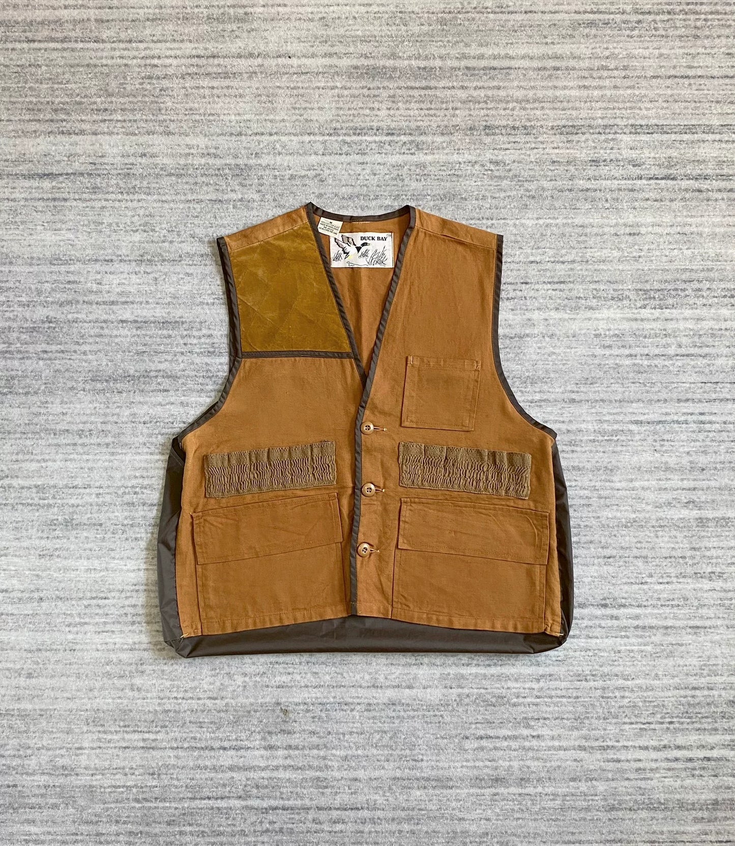 vintage duck bay hunting vest 60s