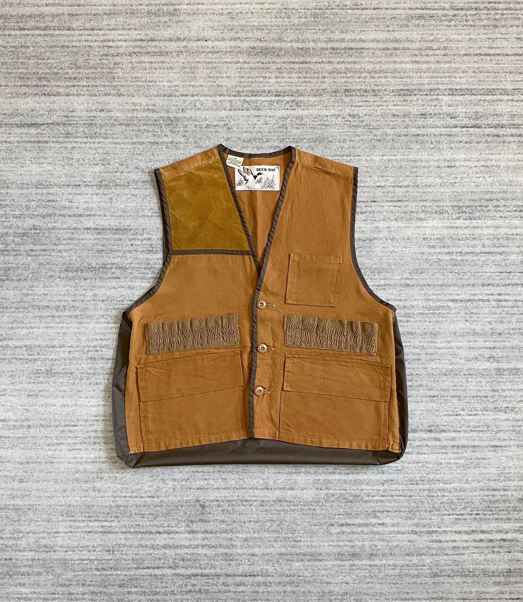vintage duck bay hunting vest 60s