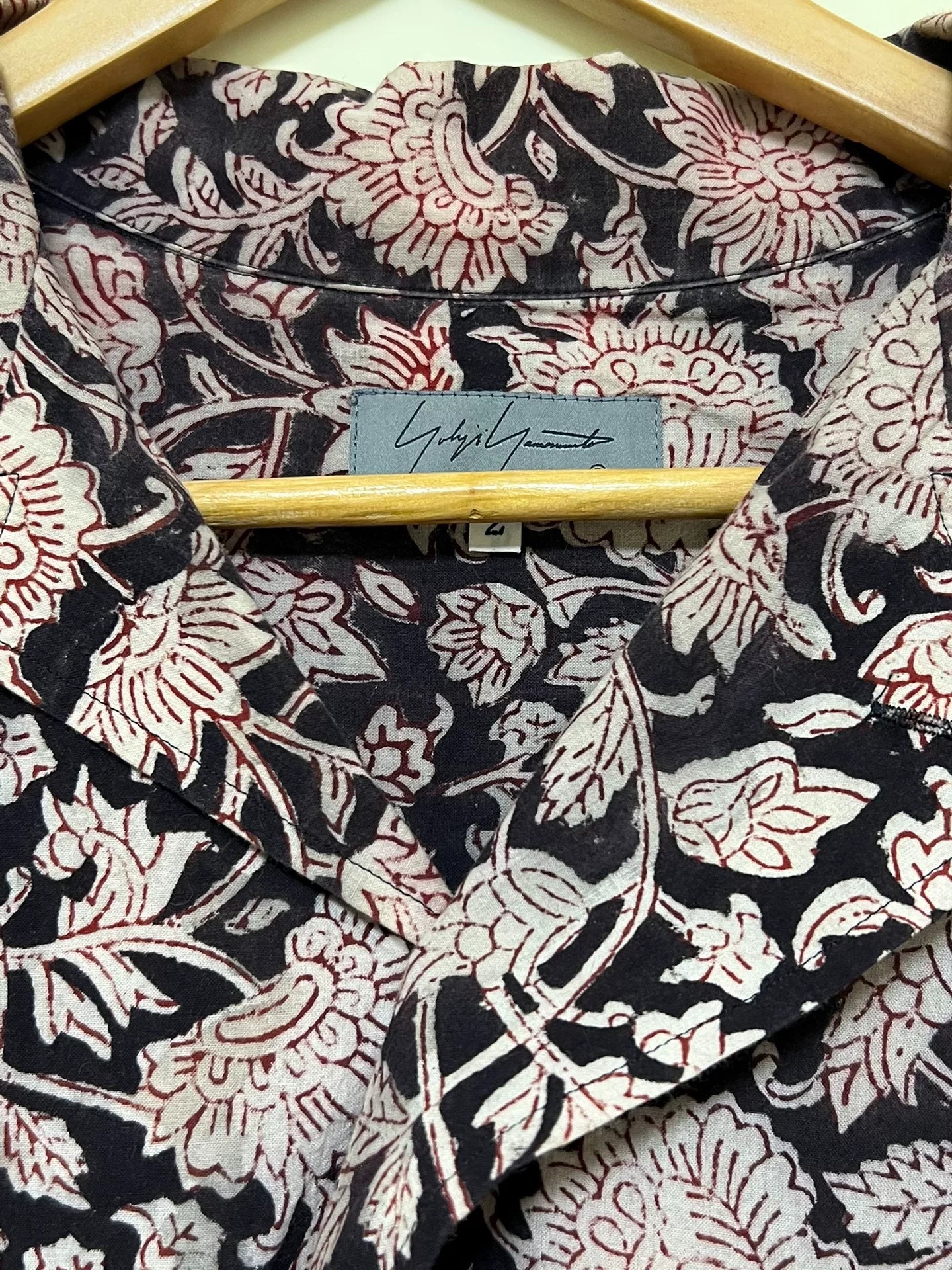 Yohji Yamamoto 22SS All-Over Floral Shirt