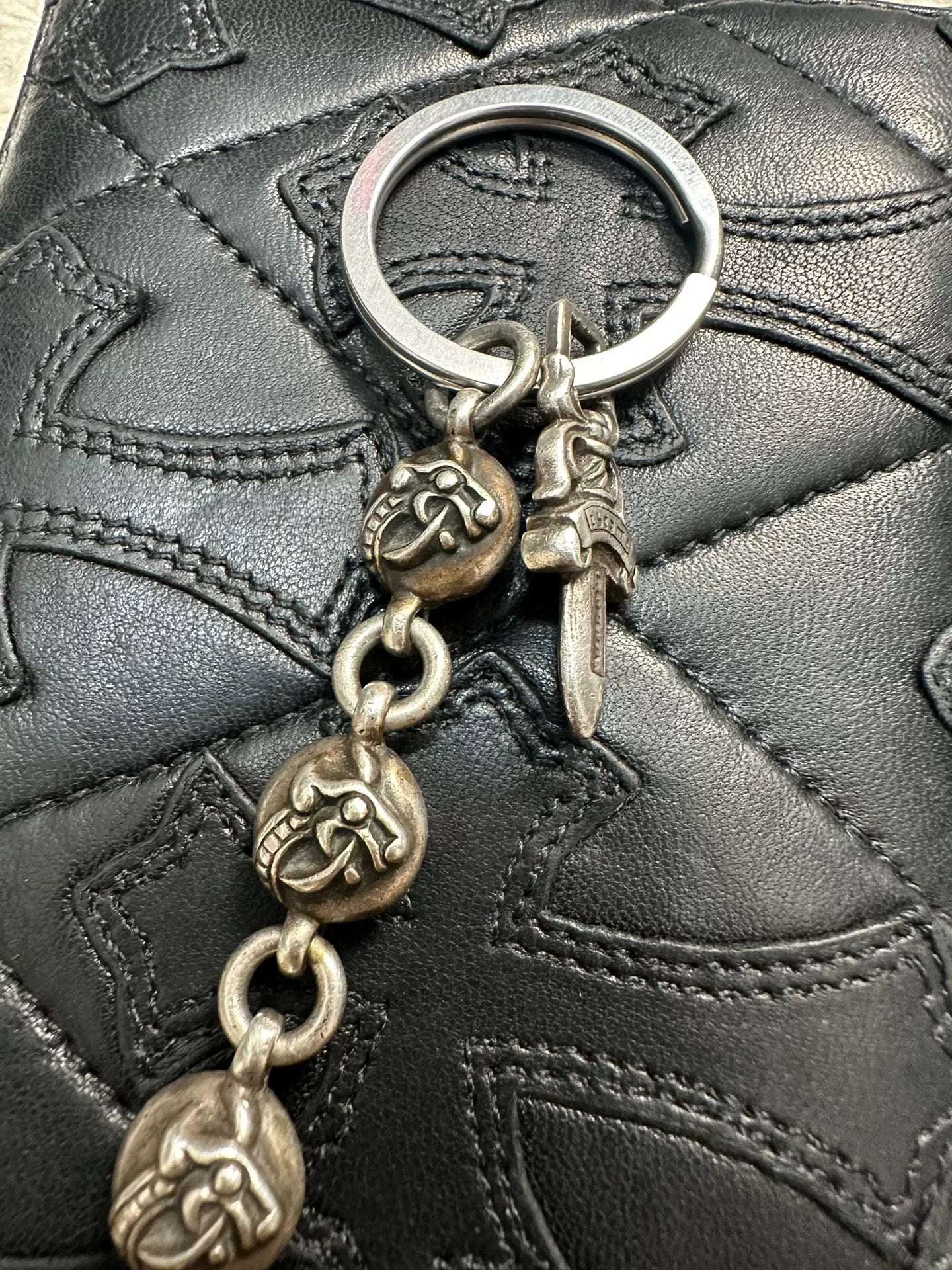 Chrome Hearts Celtic Dragon Sword Keychain