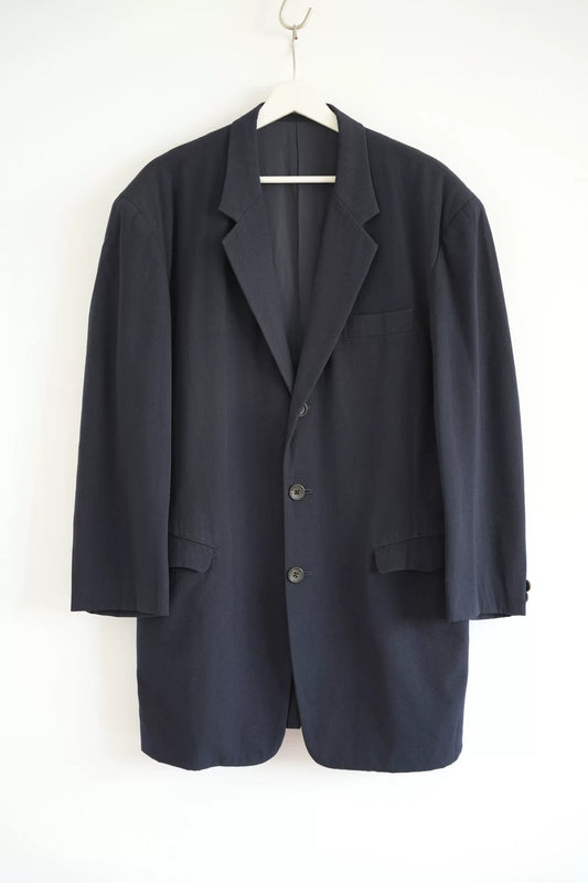Yohji Yamamoto Long Blazer with Unique Pockets