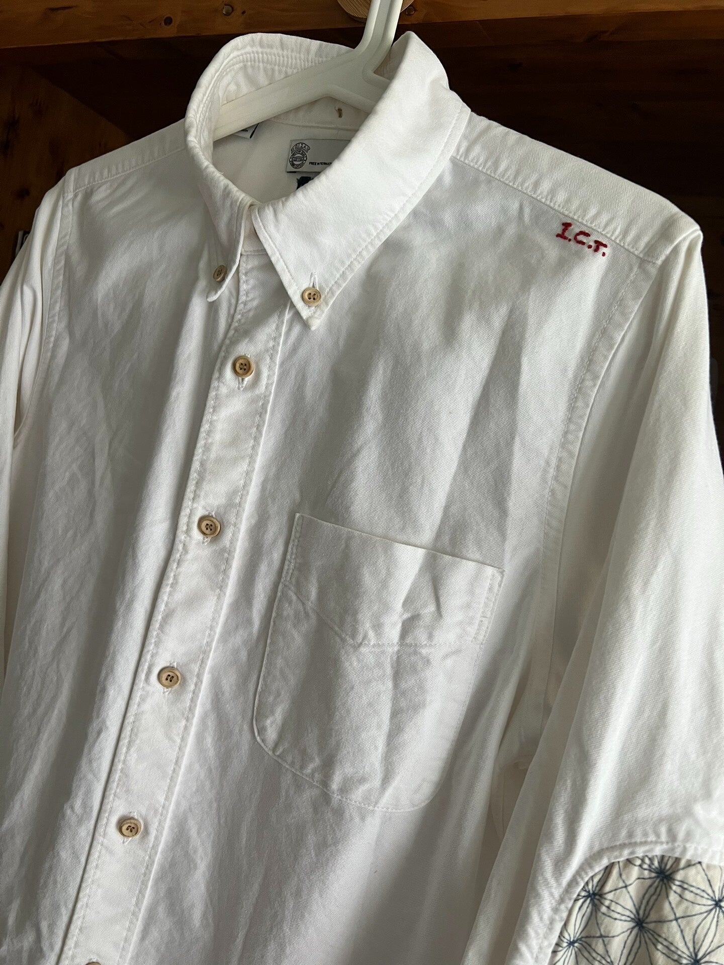 limited edition white shirt with embroidery