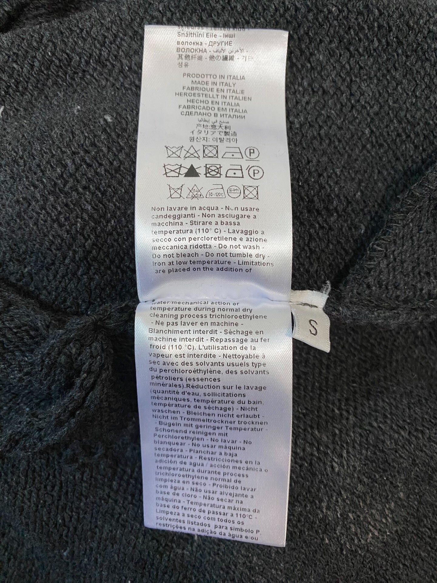 magliano red zip-up sweatshirt with high neck