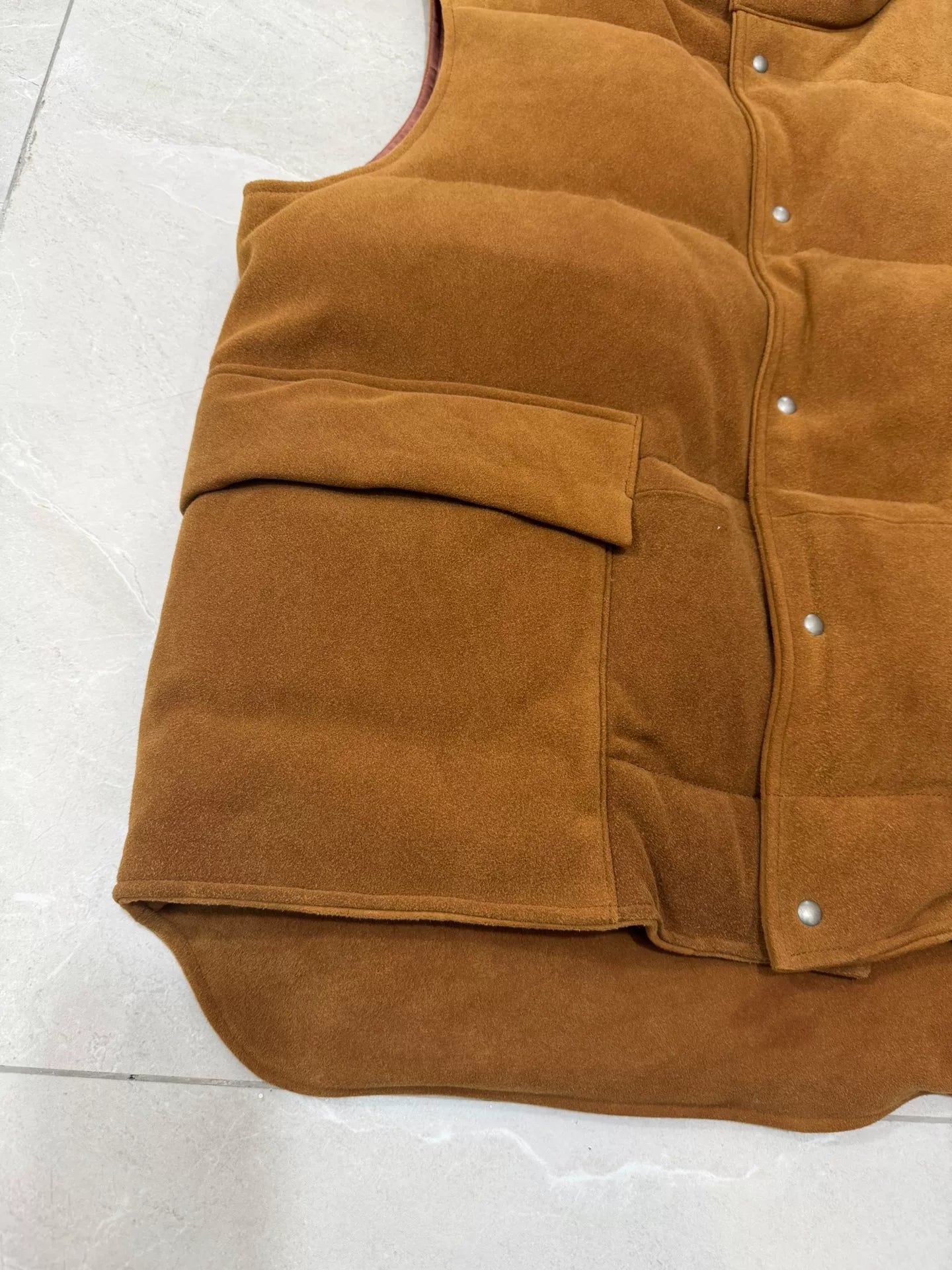 VISVIM WALKER DOWN VEST (JP DEERSKIN)