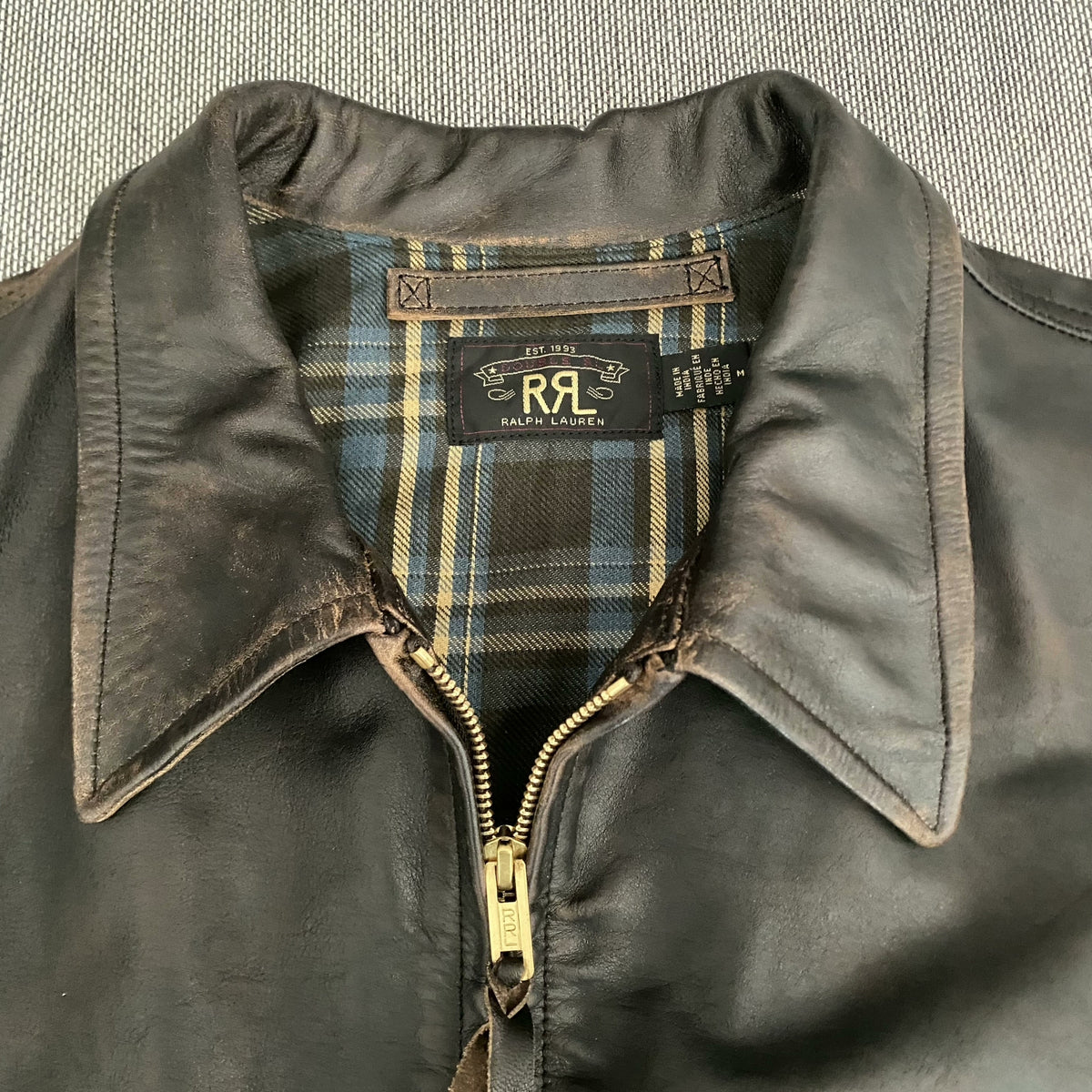 Ralph Lauren RRL 1930s Leather Moto Jacket