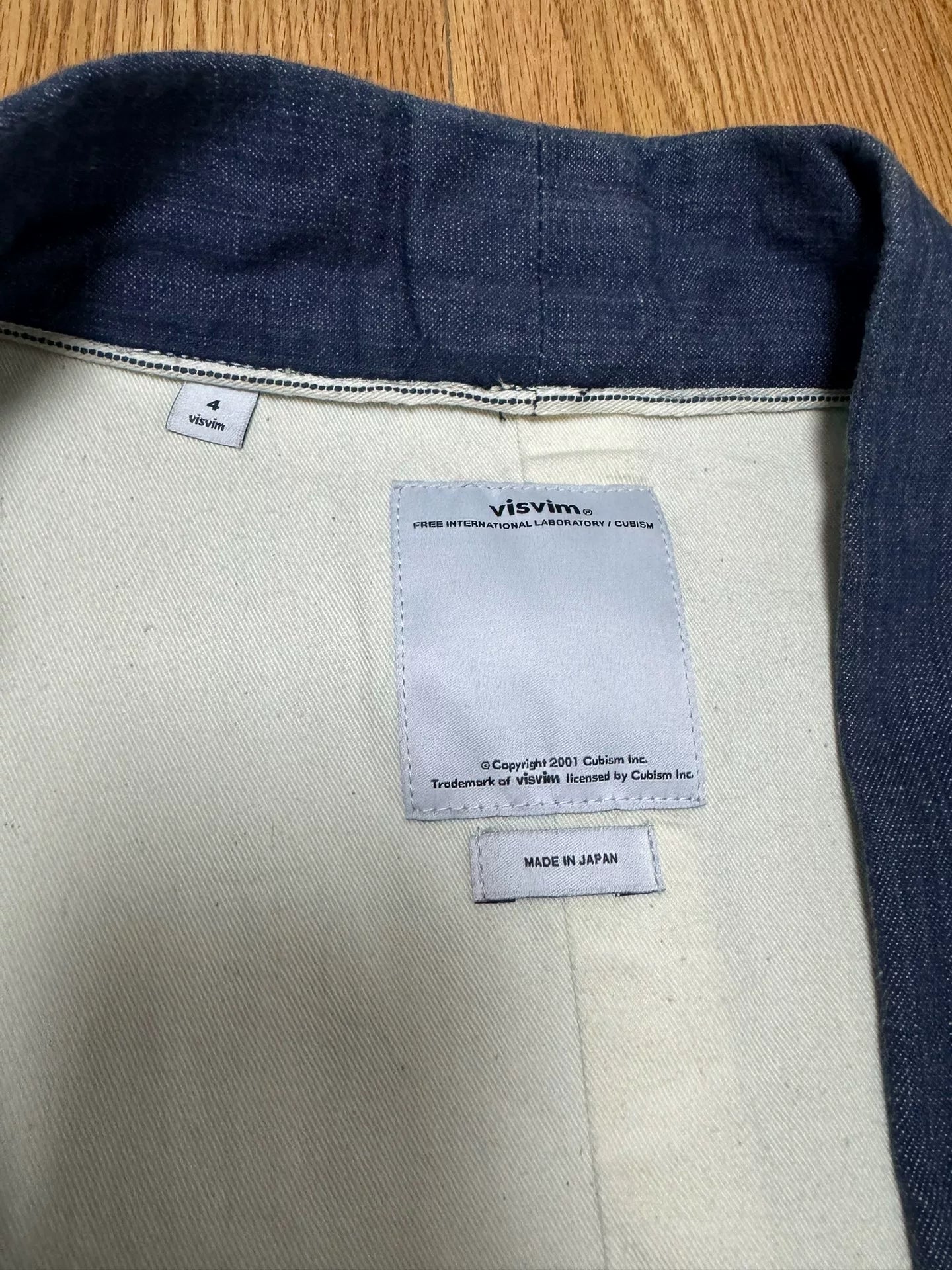 visvim sanjuro kimono jacket in khaki