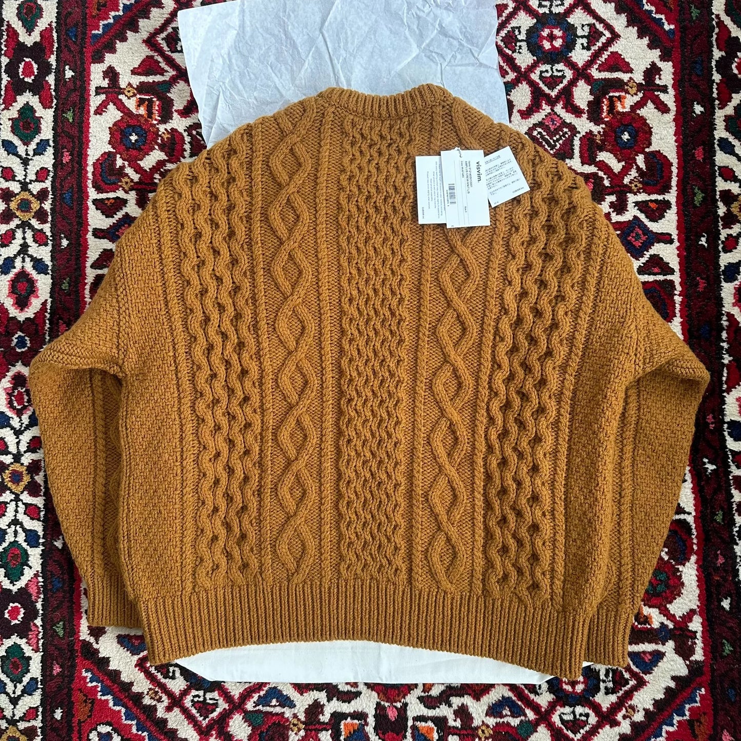 visvim amplus crew knit sweater for sale