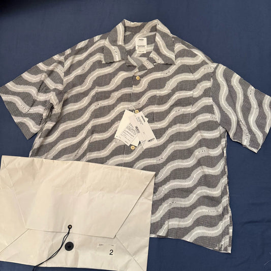 visvim summer striped short sleeve shirt