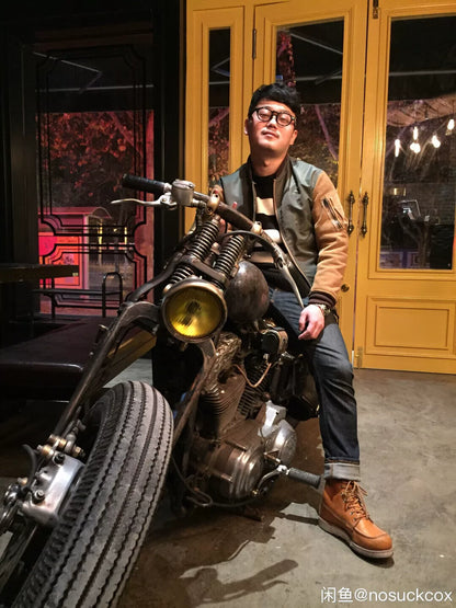 beauty & youth ma-1 green bomber jacket