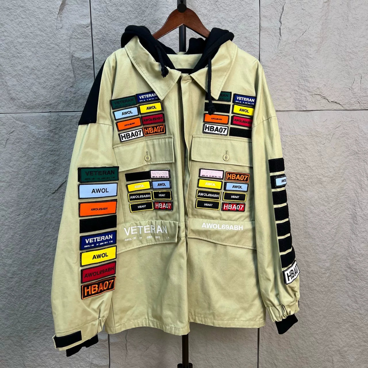 HBA Hood By Air Reversible Jacket in Green