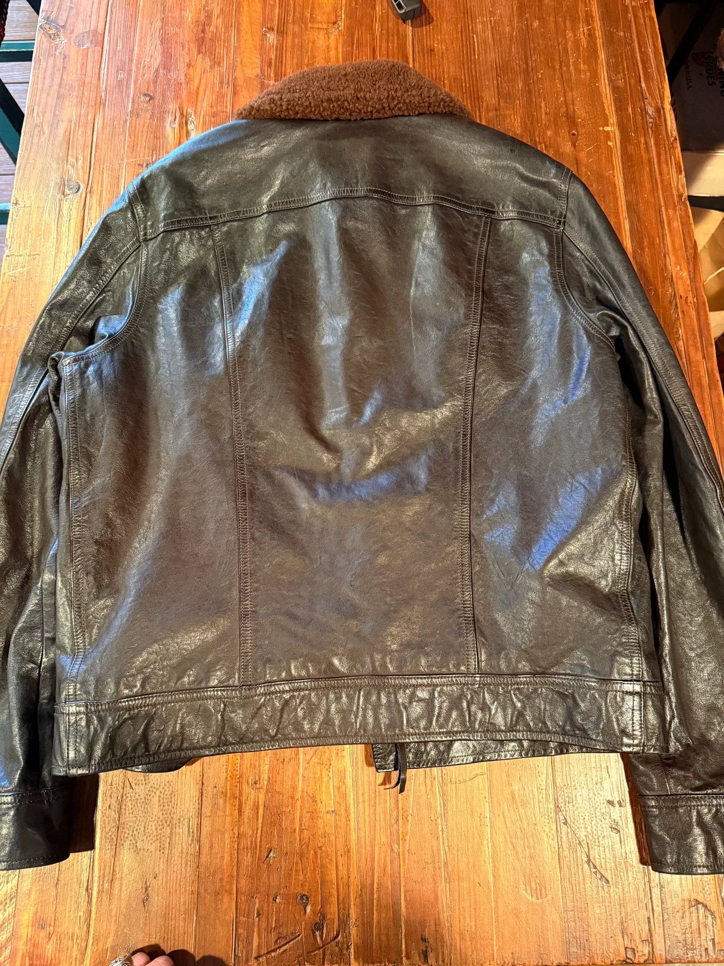 RRL Ralph Lauren Gambler Leather Jacket