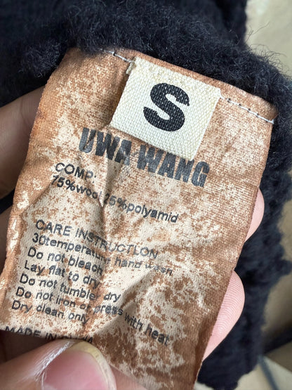 UMA WANG Soft Asymmetric Collar Coat