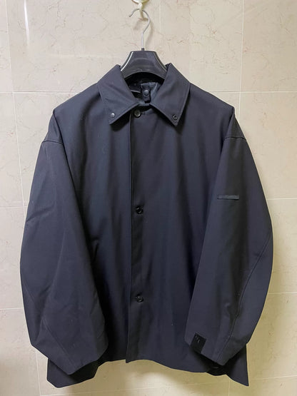 n.hoolywood balmacaan wool chesterfield coat