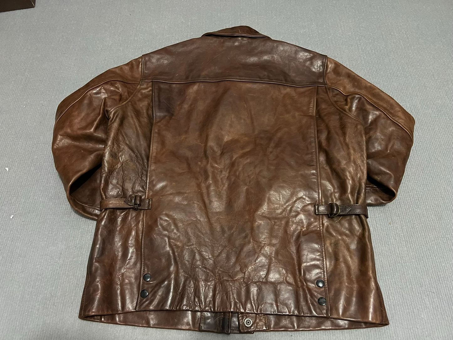 Vintage Oil Wax Horse Leather Jacket
