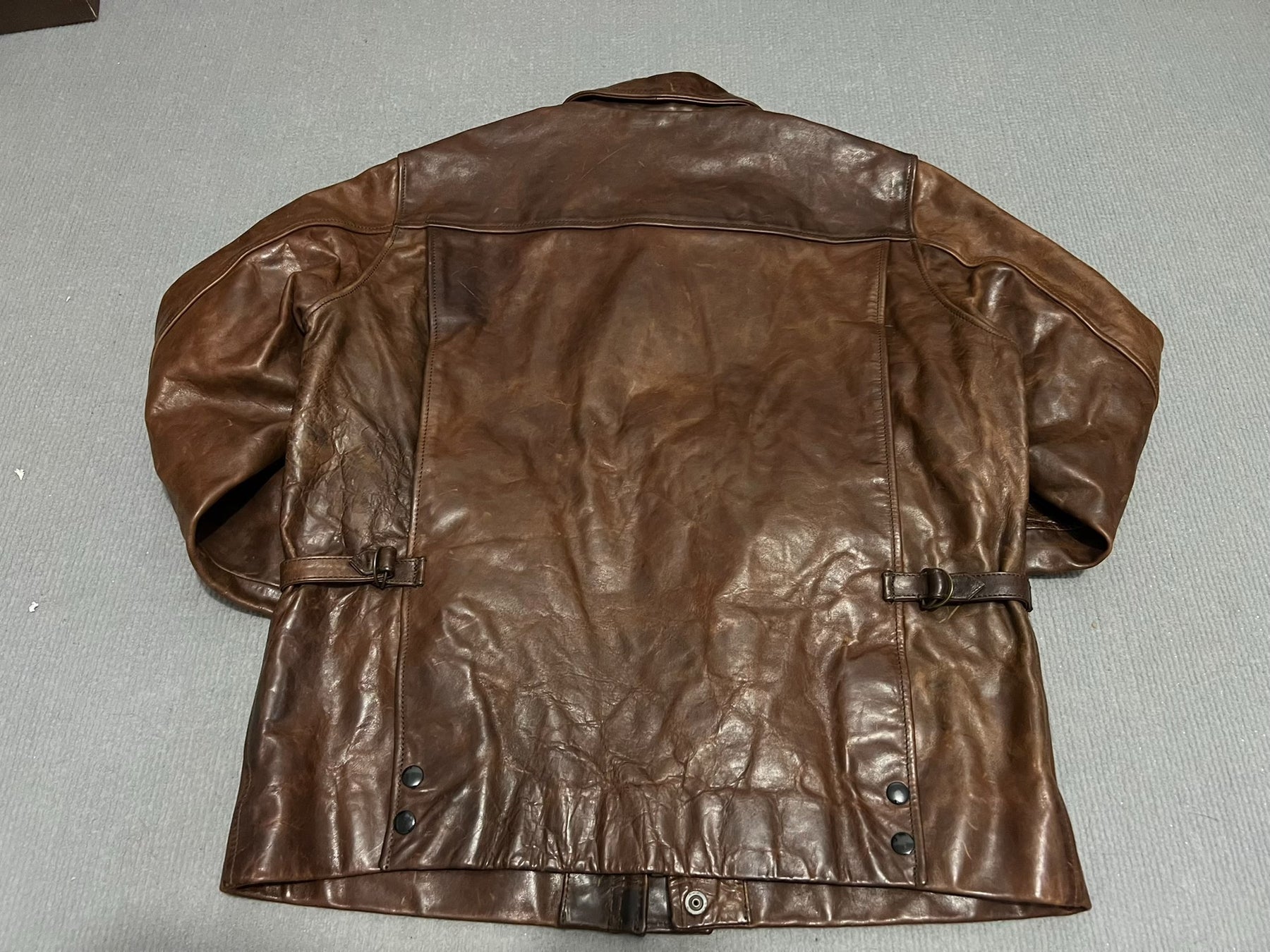 Vintage Oil Wax Horse Leather Jacket