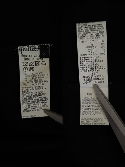 Yohji Yamamoto Wool Turtleneck Top