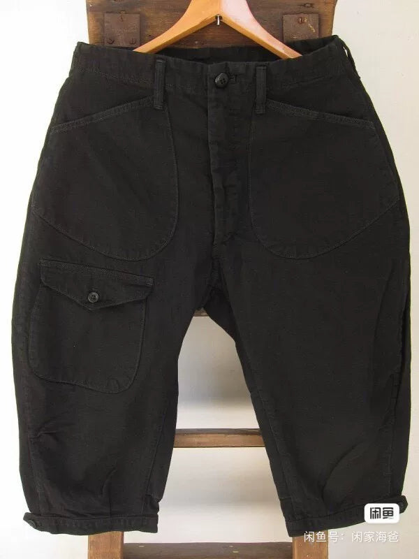 freewheelers erickson black capped pants