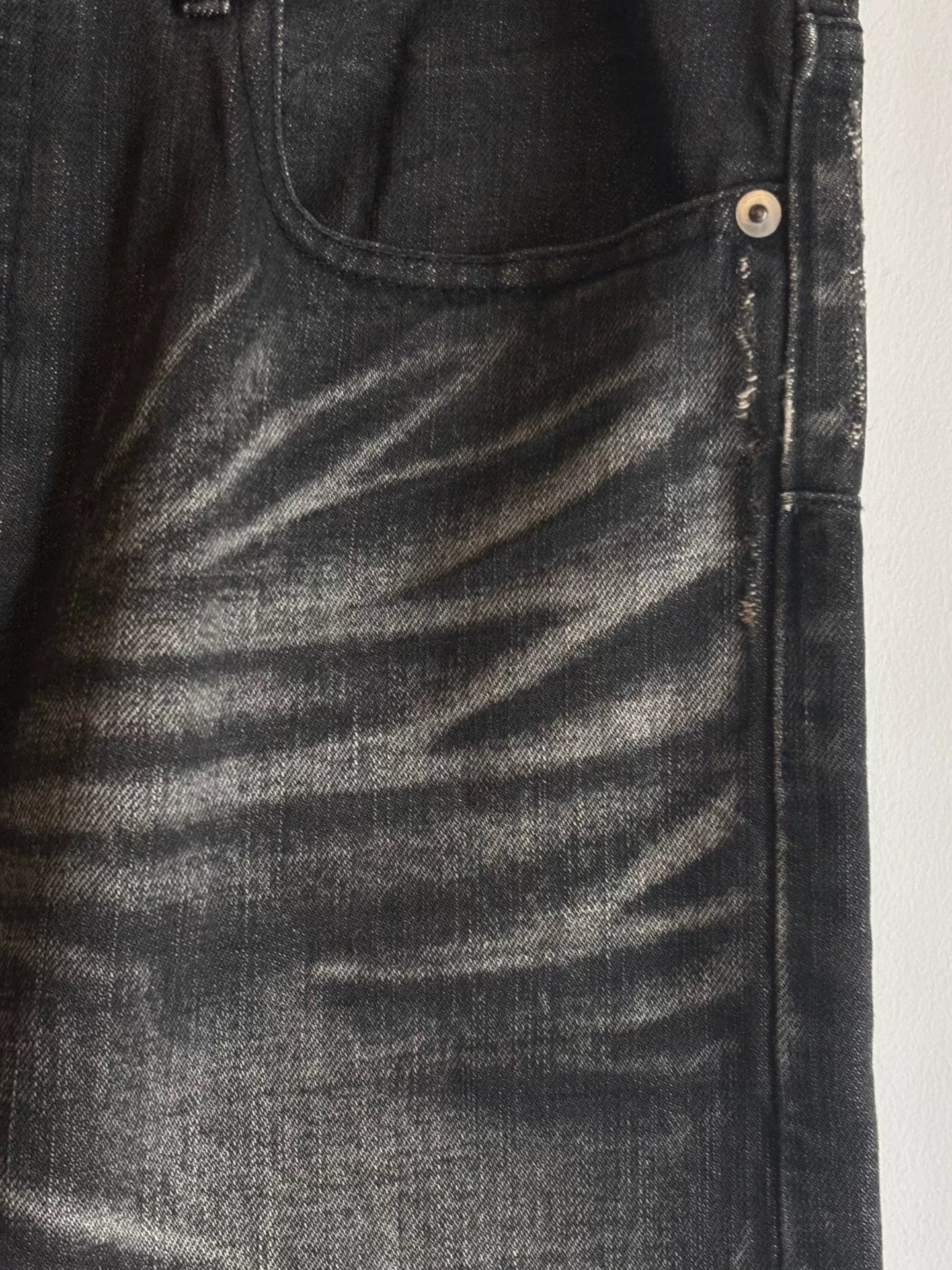 Dior Homme SS 2003 Black Denim Pants