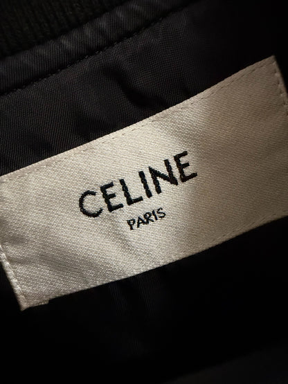 Celine Black Teddy Jacket Unisex XL