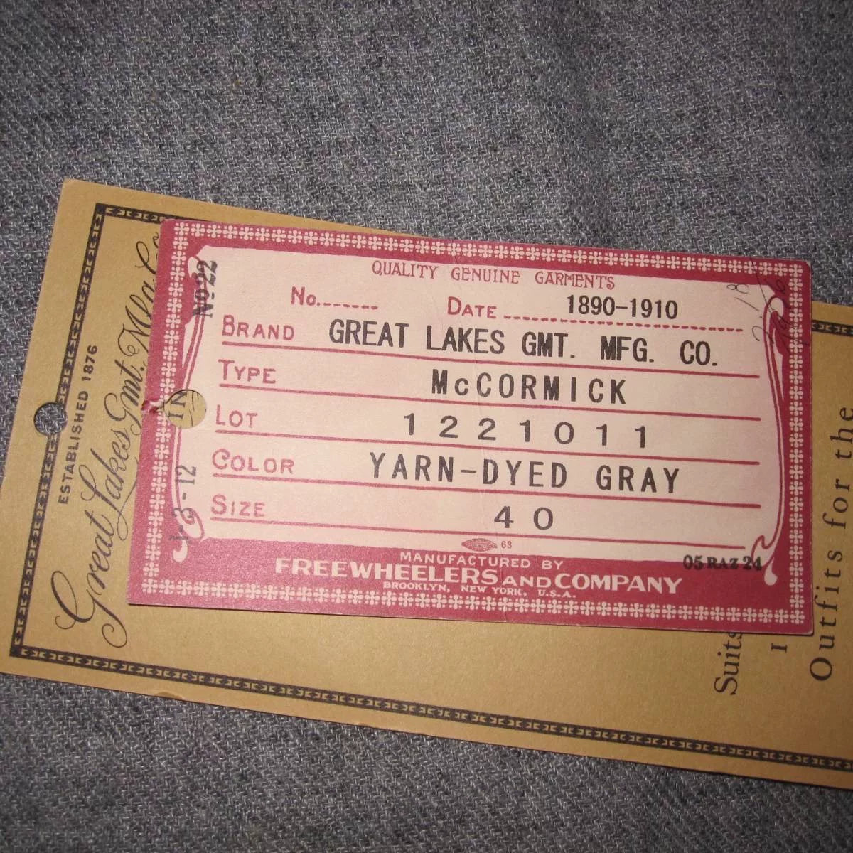 Freewheelers Linen Cotton Vest Size 40