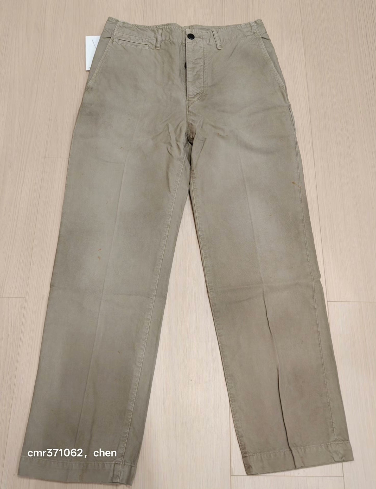 VISVIM 24SS FIELD CHINO PANTS DMGD