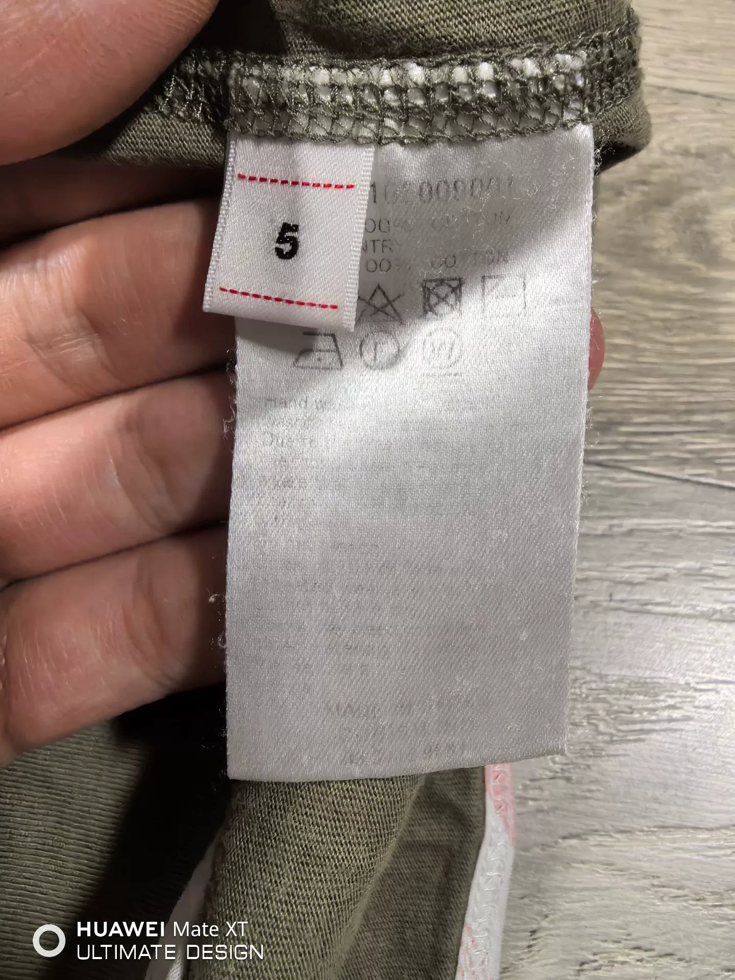 visvim olive green jumbo tee shirt