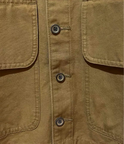 vintage double rl khaki canvas hunting vest