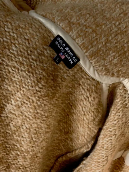 Ralph Lauren Vintage Wool Horn Button Cardigan