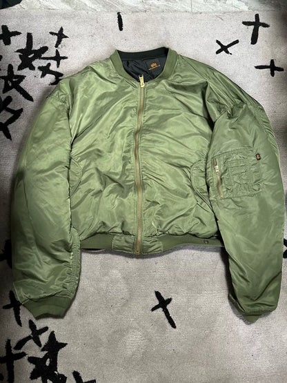 reversible bomber jacket by vetements ss17
