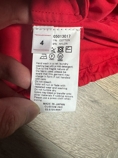 visvim minto hunting jacket in watermelon red