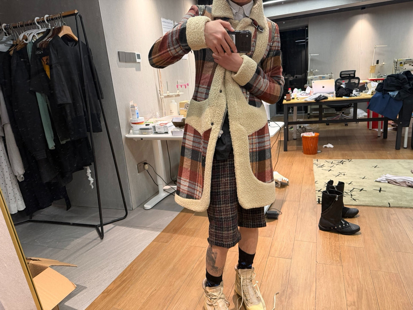 Yves Saint Laurent Wool Shorts