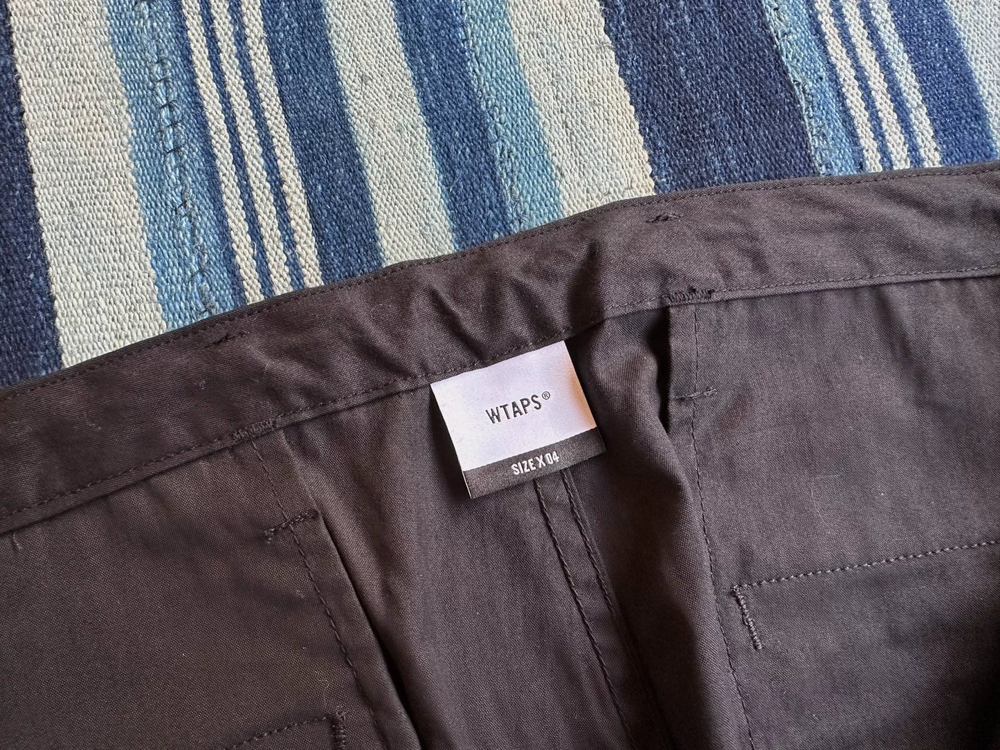 wtaps nyco oxford casual trousers