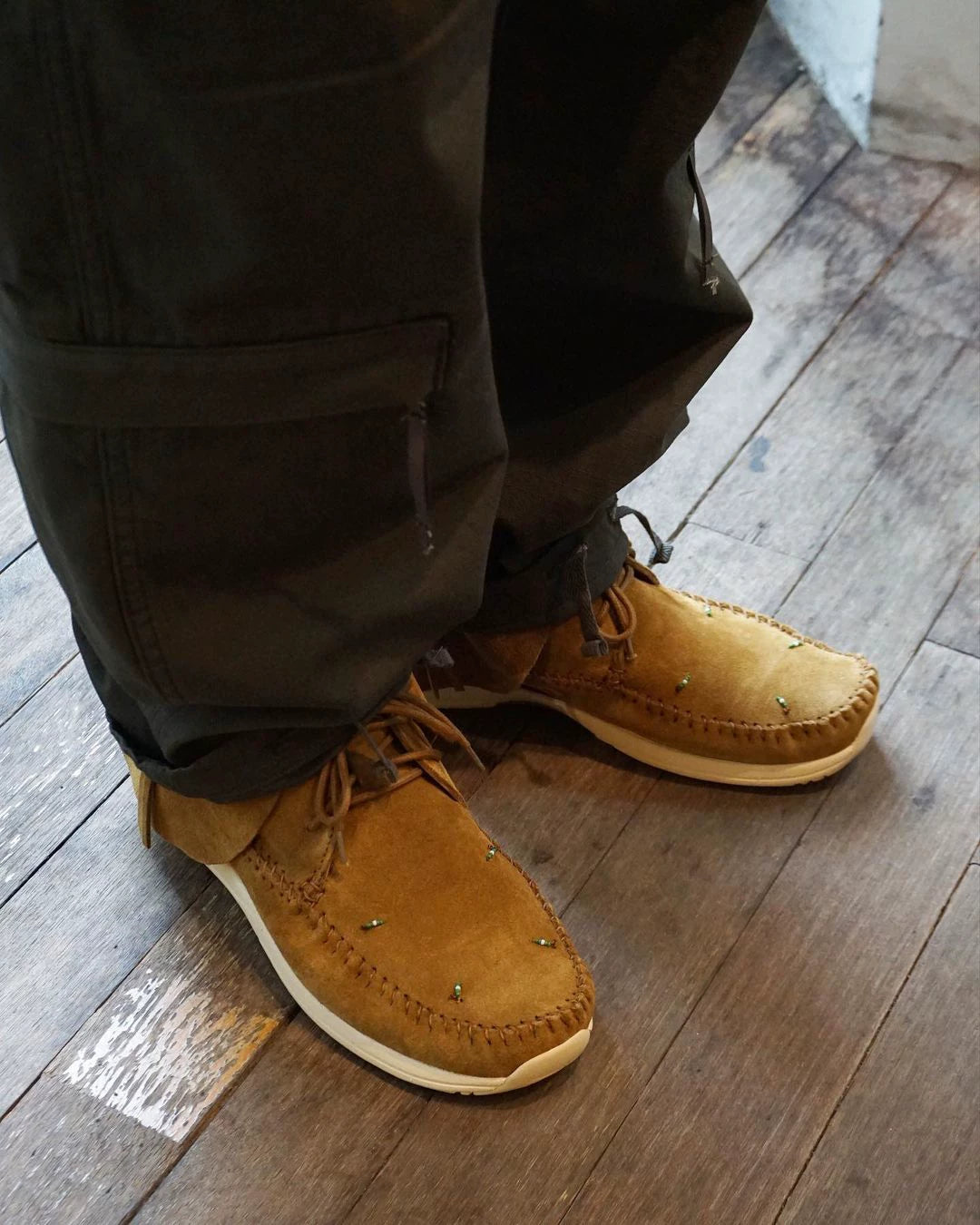 visvim fbt lhamo suede casual shoes