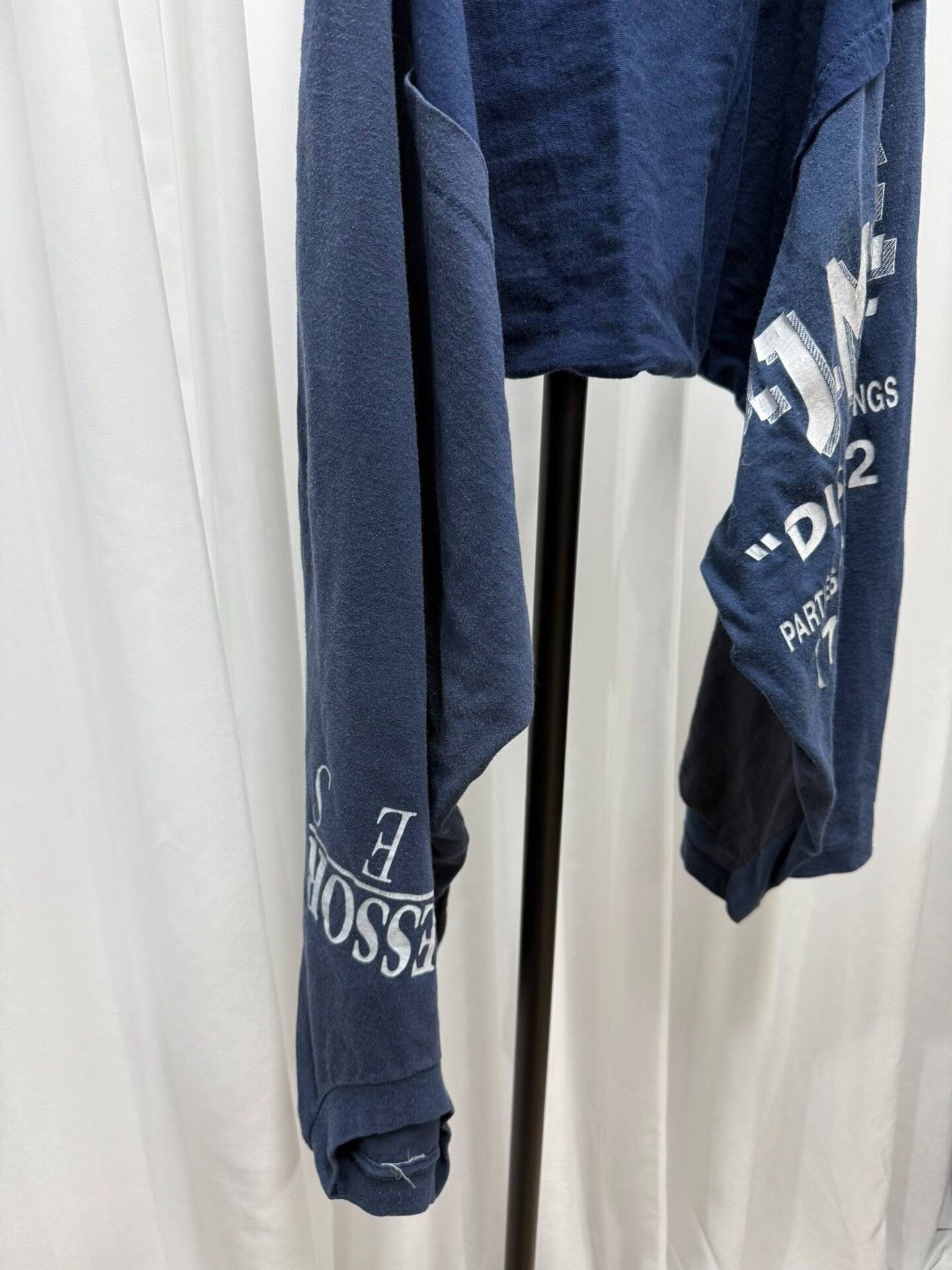 undercover vintage tee remake with scarf design