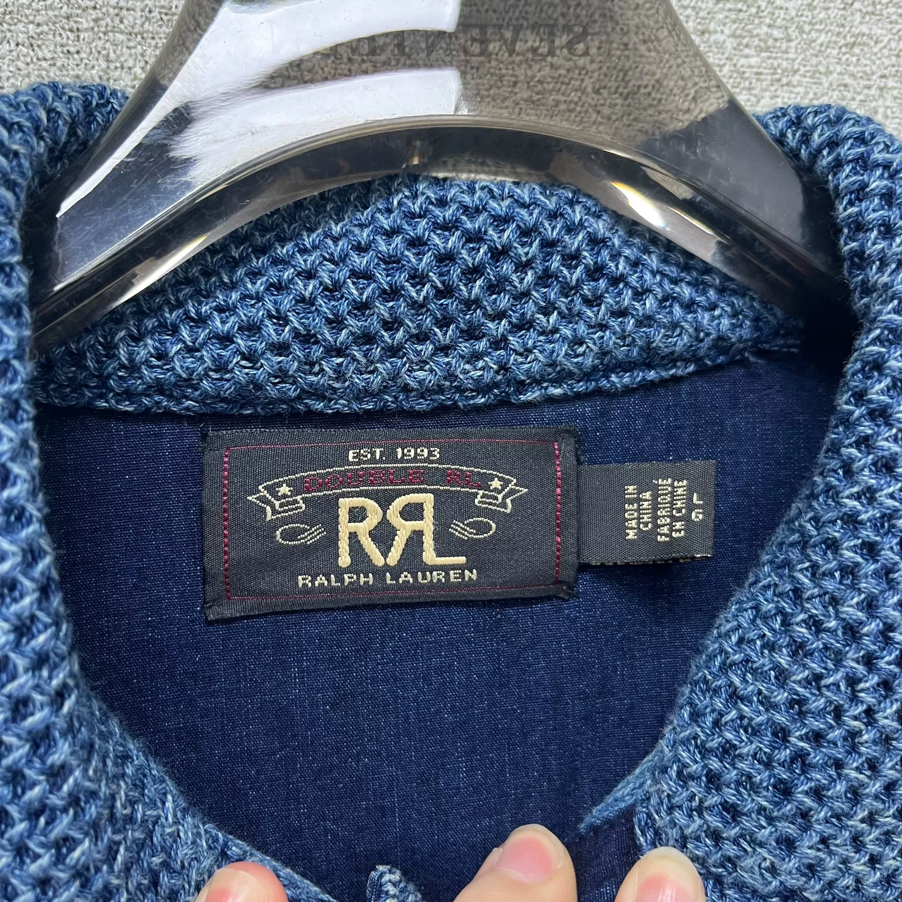 RRL Double RL Patchwork Cotton Linen Jacket