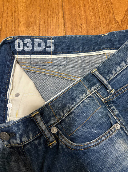 VISVIM 03D5 Washed Distressed Jeans