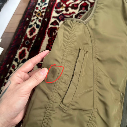 visvim iris liner vest in nylon