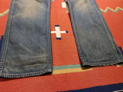 RRL Limited Yellow Mud Wash Jeans