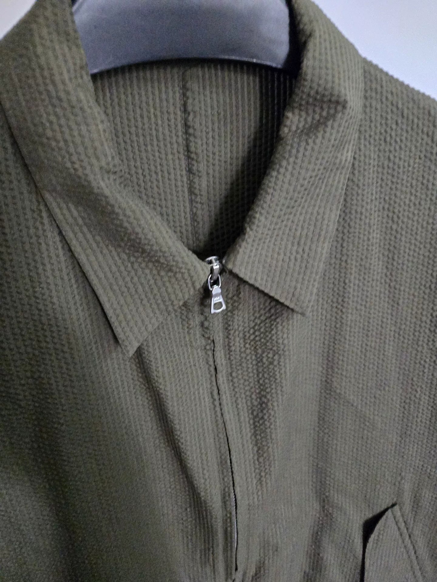 Auralee Silk Harrington Jacket