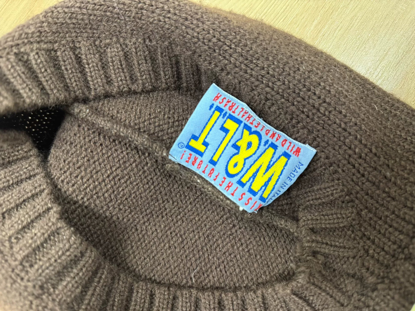 walter van beirendonck bear knit cap