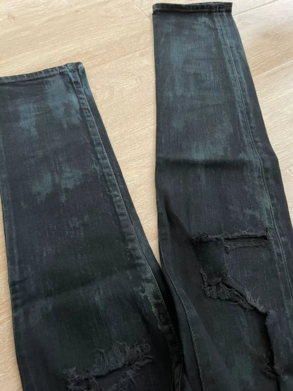 Saint Laurent Distressed Denim Jeans