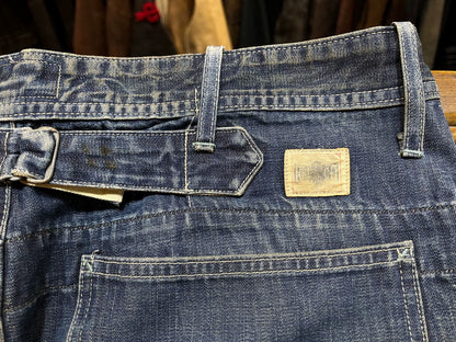 vintage blue dyed work pants RRL