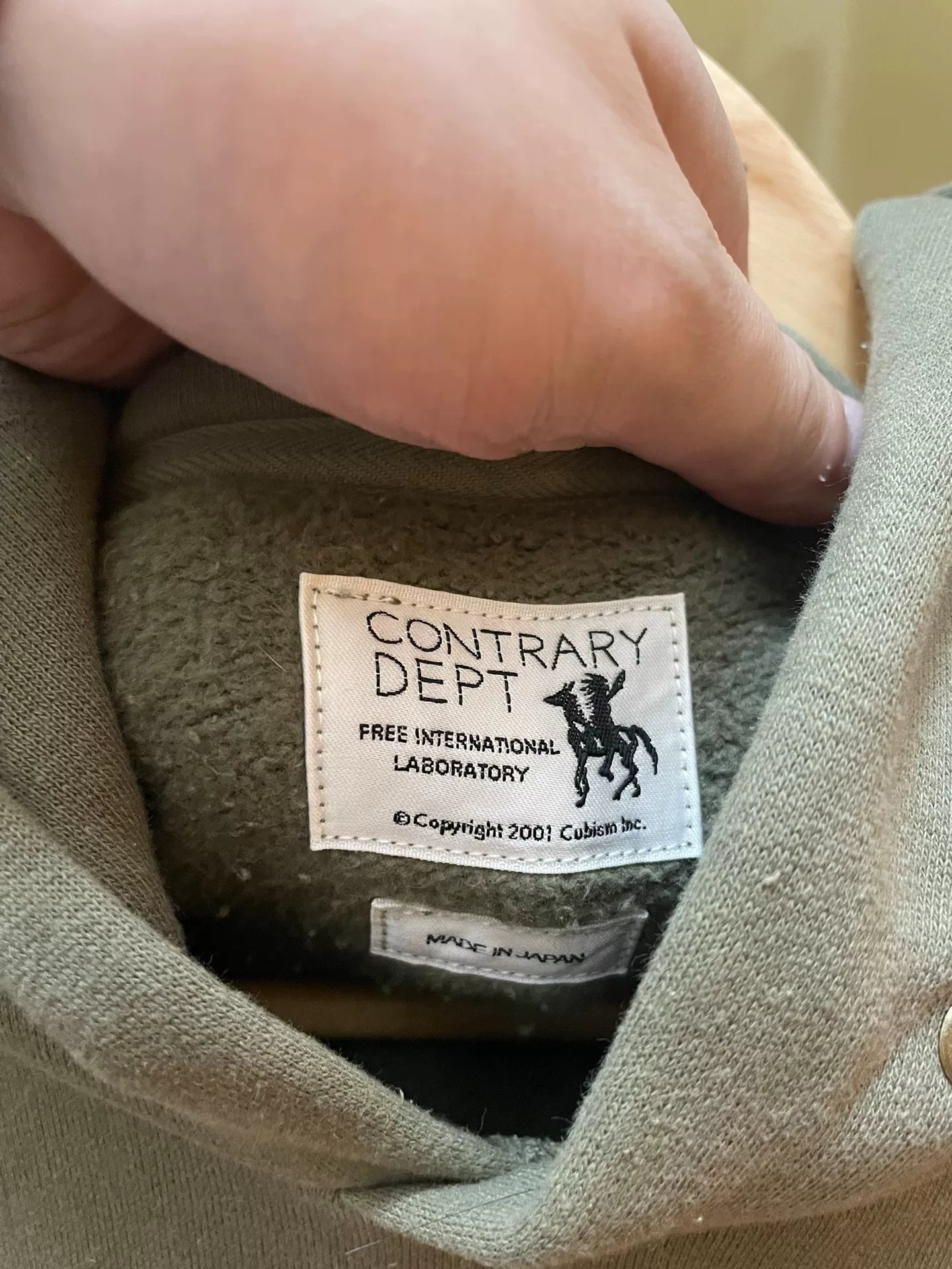 Visvim 2019 Contrary Dept Jumbo Hoodie