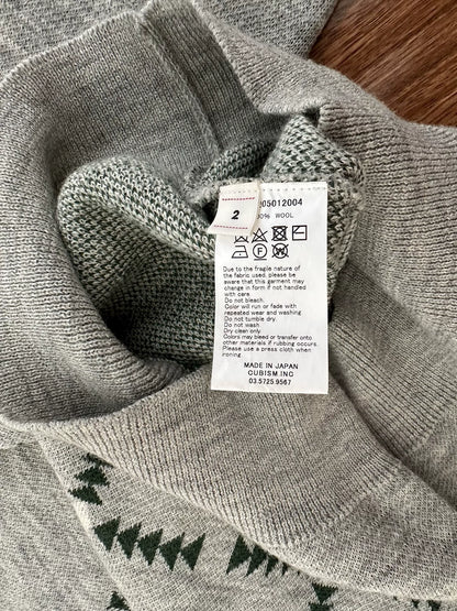 visvim vintage jacquard knit sweater for men