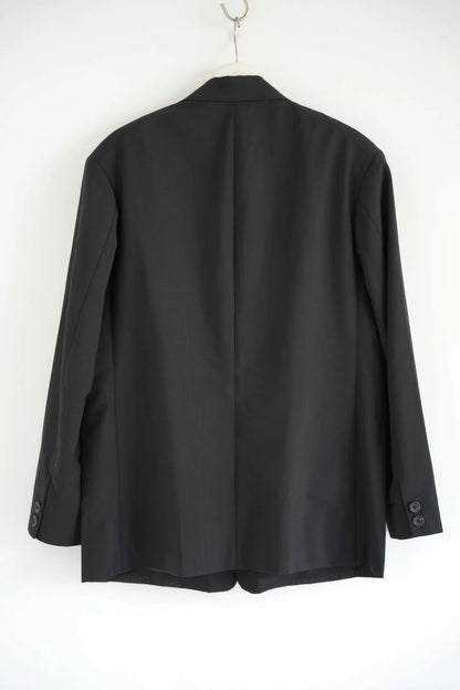 Yohji Yamamoto Black Blazer with Floral Detail
