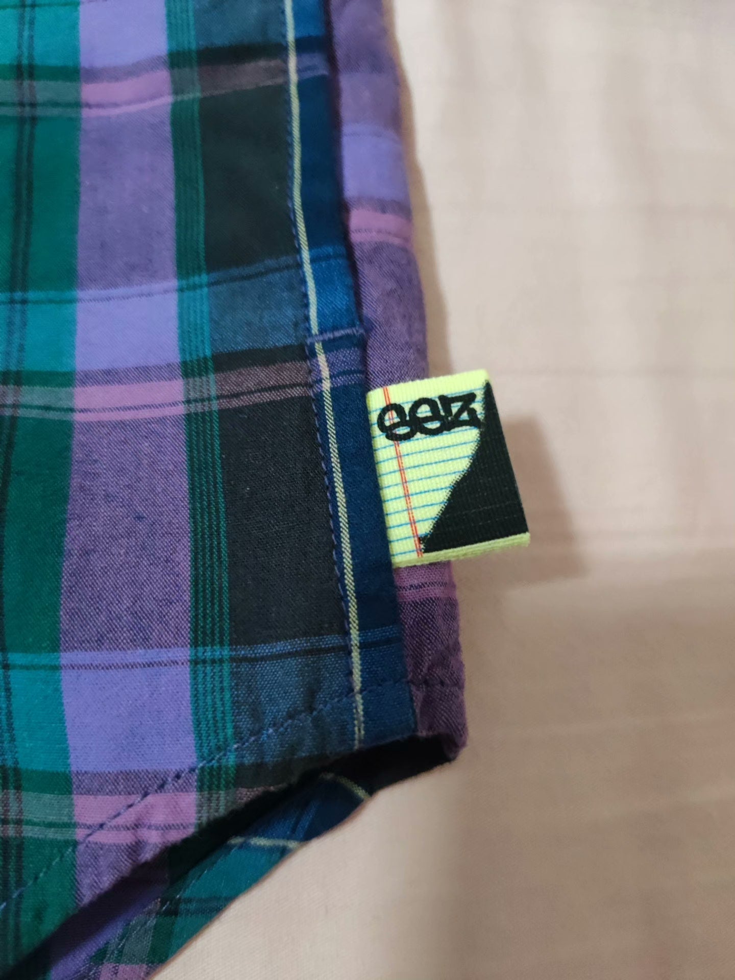 BEAMS JAPAN SSZ Madras Long Sleeve Shirt